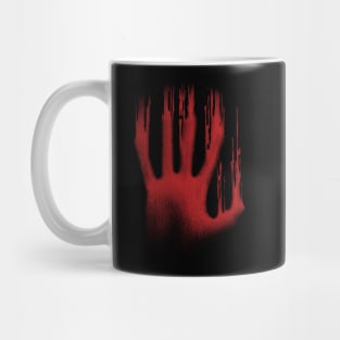 The Red Hand Mug